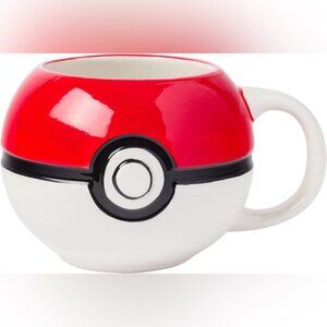 Pokemon Poke Ball Figural Round Ceramic Mug